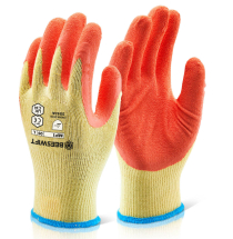 Amber Latex Labourer Glove Size 10 EN388 2.2.4.2.