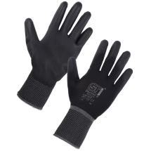 Electron Black PU Glove 10