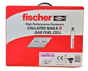 FISCHER 3.1 X 90 RING GALV NAIL & GAS FOR PASLODE