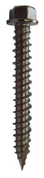 6.3 x 100mm A4 Stainless Steel Hex Head Gash Point Masonry Screw