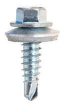 6.3 x 22mm A4 Stainless Steel Tek 2 Stitching Screw with 16mm Bonded Washer