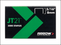 ARROW 215 STAPLES JT21 T27 (5000) 8MM 5/16IN