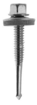 5.5 x 100mm Zinc Coated Hex Head Screw with 16mm Bonded Washer