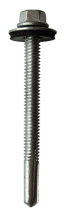 5.5 x 100mm Hex Head Self-Drilling Screw with 16mm Bonded Washer